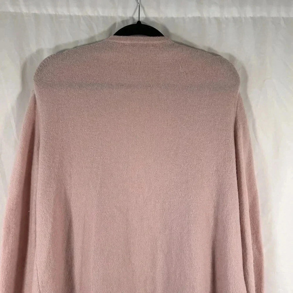 Madewell Cardigan Women's XS Pink Open Front Wool Blend Long Sleeve Sweater - Picture 8 of 9